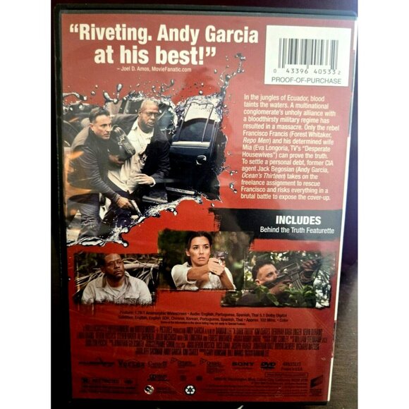 A Dark Truth DVD Movie 2013 - Andy Garcia Kim Coates & Eva Longoria - Picture 2 of 3